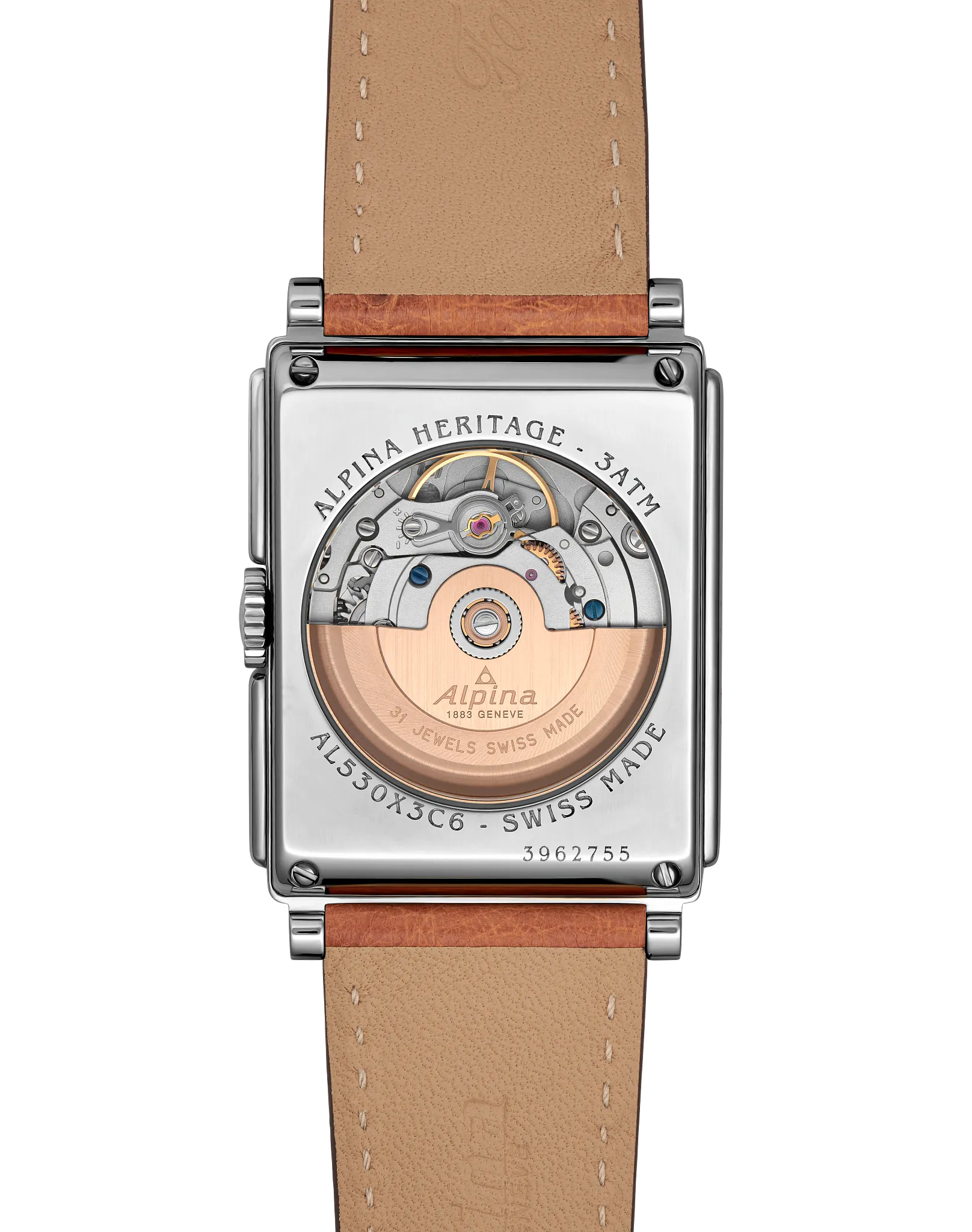 Carrée Automatic 140 Years Watch AL-530SAC3C6 | Alpina